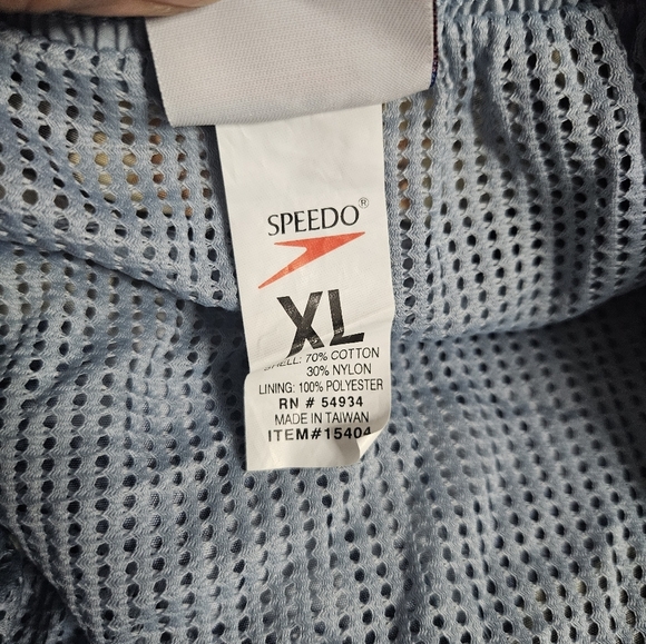 Vintage Speedo Swim Trunks Hawaiian Tropical Mesh Lined Board Shorts Size XL - Picture 5 of 9